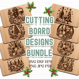 30 Christmas Charcuterie Board Svg, Cutting Board Svg Designs, Wine and Cheese Svg, Cheese Board Svg, Laser Engraving, Digital Download - Etsy