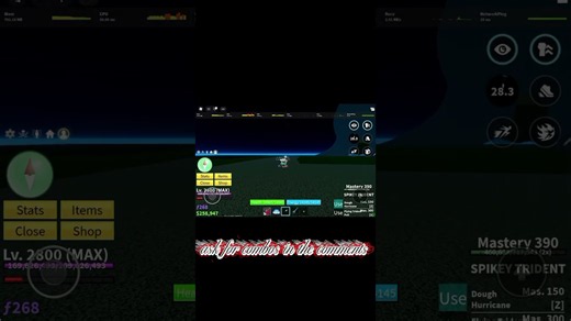 Simple control combo for mobileplayers#mobile#games#gaming#bloxfruits#bloxfurit#roblox#combo#control