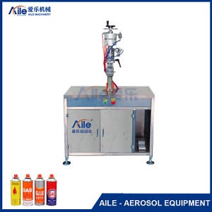 [Hot Item] Semi Auto Aerosol Filling Crimping Machine Sunscreen Spray LPG Gas Valve Sealing Machine