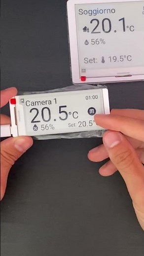 ePaper display to control room temperatures in HomeAssistant