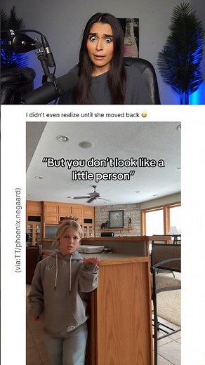 SHE'S JUST A LITTLE DWARF GIRL.. 😭