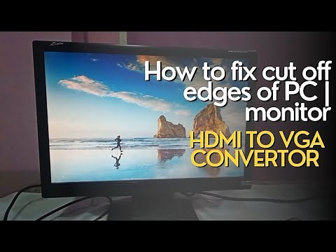How to fix cut off edges of PC | monitor | screen problem solved