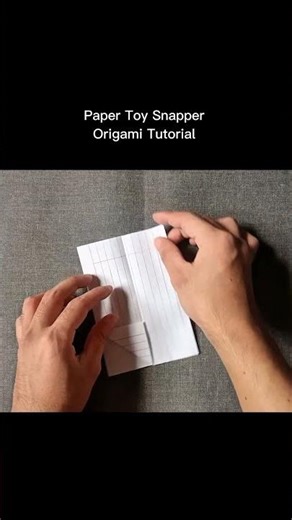 Paper Toy Snapper Origami Tutorial #diy #paper #origami