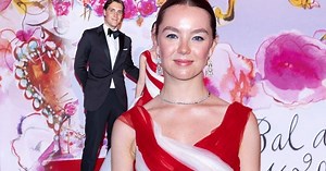 Wow-Kleid: Beim Rosenball in Monaco ist sie der Star der Grimaldis