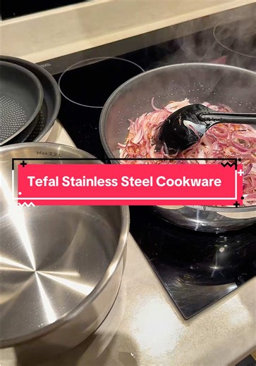 Cooking with Tefal Stainless Steel Cookware