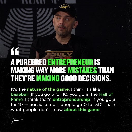"If you fear losing, you can’t win.” - Gary Vaynerchuk | GaryVee Video Experience