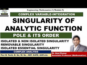 Singularity in Complex Analysis | Isolated Singularity | Isolated Essential Singularity | Pole