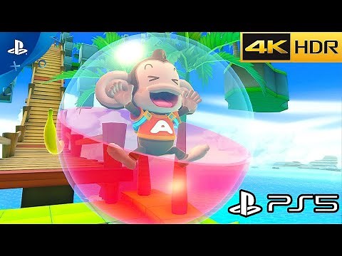 Super Monkey Ball Banana Mania (PS5) Gameplay 4K HDR 60FPS