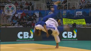 Iliadis comes up with an amazing Uchi Mata to reach the semi final! © IJF Media Team | IJF - International Judo Federation