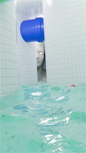 Judgement awaits 👁️ #liminal #dreamcore #poolrooms #backrooms #betweeneden