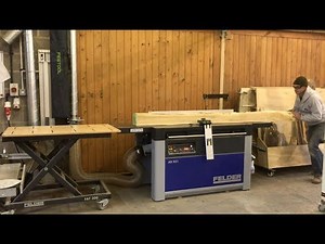 Felder AD951 in Action ! Mega planer thicknesser