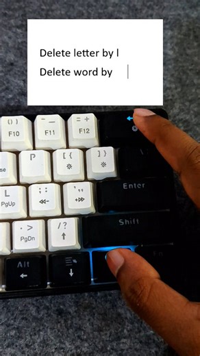 The University Guy on Instagram: "99% of People Don't Know This Keyboard Trick! #keyboardshortcuts #delete #ctrlplus #reels #backspace #deletewordbyword #foryou #foryoupage #fyp"