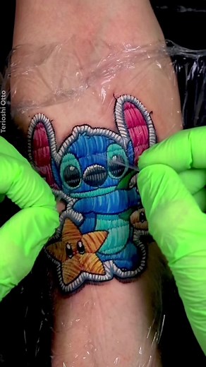 Embroidery Tattoo Ideas: Stitched Stitchwork Tattoos