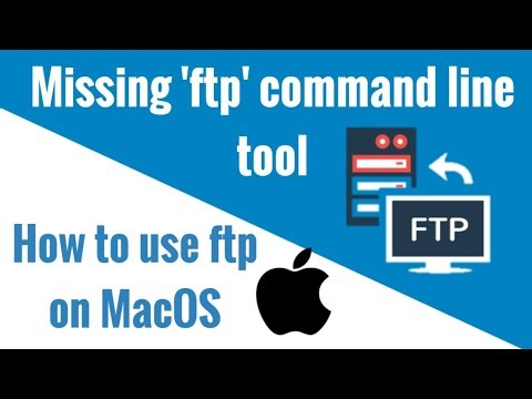 Missing ftp command line tool MacOS | How to use ftp on MacOS
