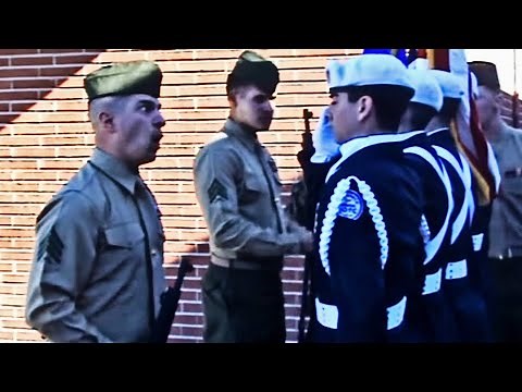 MARINE Messing with Air Force JROTC Cadets! Hilarious! 😂