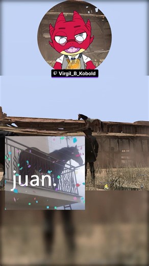 Kobold and John Marston meet meme horse #juan #vtuber #furry #reddeadredemption #rdr