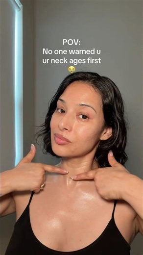 Tech neck routine for neck lines