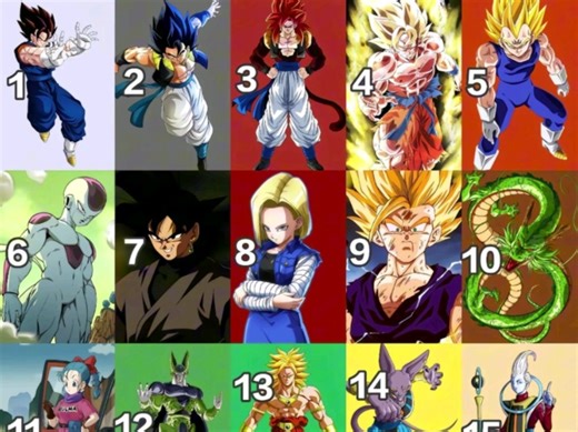 龙珠系列：人物人气排名No.25-No.1！