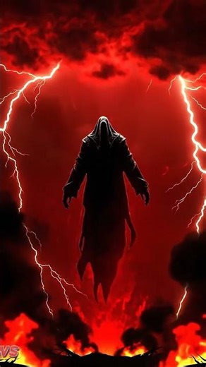 ⚡ Animated Grim Reaper: Apocalypse Storm 4K #shorts #horror