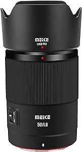 Meike 50mm F1.8 Auto Focus STM Stepping Motor Full Frame Portrait Lens Compatible with Nikon Z Mount Cameras Z50, Z50II, Z5, Z6, Z7, Z6II, Z7II, Z6III, Z9, Z30, Z fc
