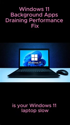 Windows 11 Fix Background Apps are draining performance, making widows 11 slow #windows #clean #tech #windows11 #computer | Jumong Computers