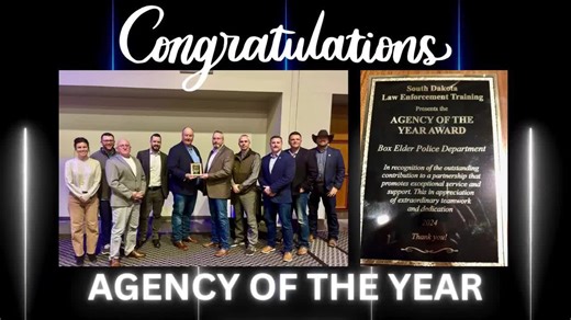 Box Elder Police Department named South Dakota’s Agency of the Year
