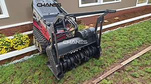 Forestry Mulcher Mini Skid Steer Loader Forest Mulcher Attachment on Promotion Mini Loader Forestry Mulcher Fit Most Brands