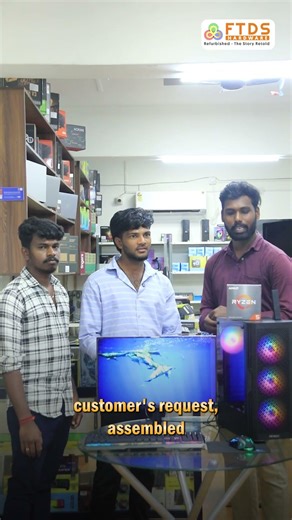 Customer Reaction 😍 Custom PC Built #trending #techshorts #ytshorts