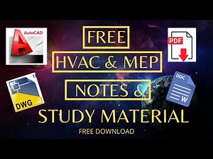 FREE HVAC & MEP COURSE, NOTES & STUDY MATERIAL IN PDF, DOCS & DWG FILES | mepwork.com
