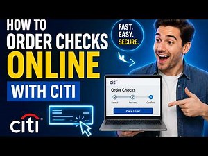 How to order checks online with Citi