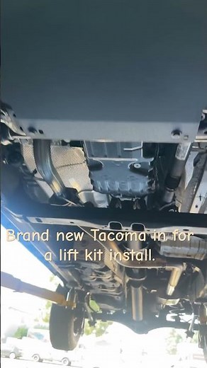 Brand New Toyota Tacoma in for a lift kit install. #toyotatacoma #overlanding #toyota
