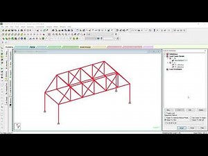 Bridge Truss Design in StaadPro Tutorial | For Beginners