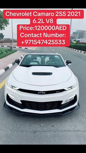 Chevrolet Camaro 2SS 2021 6.2L V8 Mileage: 23700KM Price: 120000AED Contact Number: 971 547425533 #fyp #viral #foryou #trending #cars #dubai #abudhabi #uae🇦🇪 #explore #اكسبلور #اكسبلورexplore #sharjah #ajman