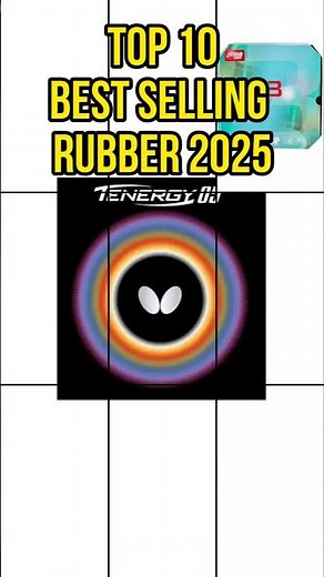 Best-Selling Table Tennis Rubbers 2025: What Players Are Buying