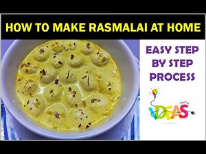 HOW TO MAKE RASMALAI AT HOME - EASY STEP BY STEP PROCESS