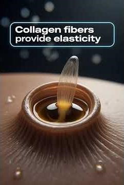 Inside Human Skin in 4K | Microscopic View #shorts