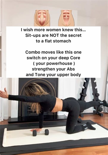 This is how you actually work your core 👀 Not sit-ups. Not forcing. Deep core activated. Abs upper body in one move. More results, less stress ✨ Straight from today’s 7-Day Challenge 🤍 Tap the link 🔗 attached and train with me — I’ve got you. Mama to mama. Woman to woman. XO #7daychallenge #ArmsandCore #birddog
