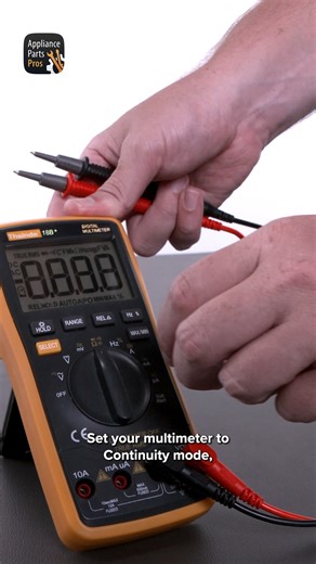 🔧 How to test for continuity with a multimeter 🔧 AppliancePartsPros | AppliancePartsPros