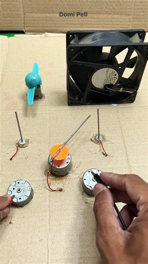 relay switch mechanism with blower motor #dcmotor #diy #shorts