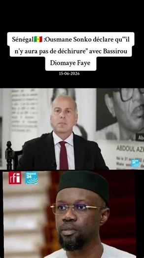 Ousmane Sonko : « Il n’y aura pas de déchirure » avec Bassirou Diomaye Faye