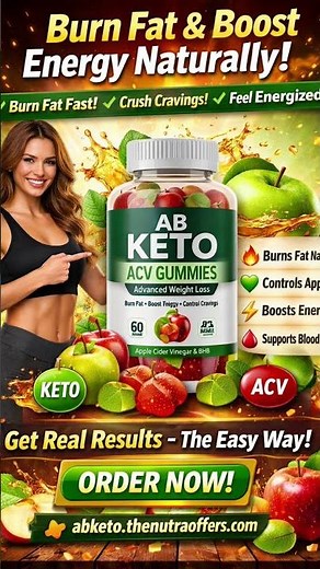 🔥 AB Keto ACV Gummies Review | Burn Fat, Curb Cravings & Boost Energy Naturally! 🔥