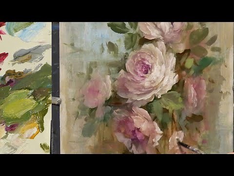 Drawing and Painting A Rose -Beginning Techniques- Rose Compositions