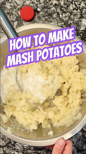 How to make mashed potatoes #howtomake #mashpotatoes #mashedpotato