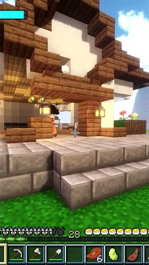I blew up Goku's house in Dragon Block C! Minecraft #dragonblockc #minecraft #dragoball