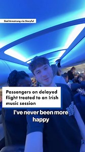 196K views · 4K reactions | This flight delay turned into a 'sham-rock' show. ✈️ ☘️ | New York Post | Facebook