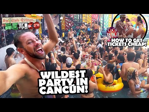 BEST PARTY IN CANCÚN! 🇲🇽| Crazy pool party at the beach – how to get Coco Bongo tickets cheap