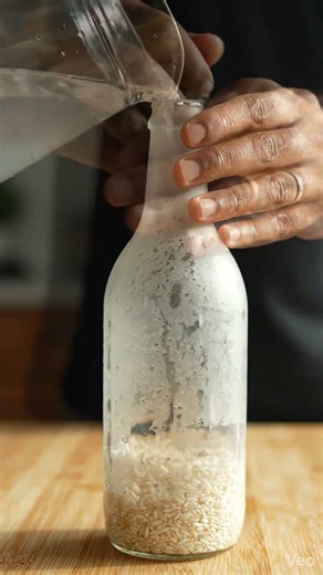 How to clean a cloudy glass bottle back to clear?