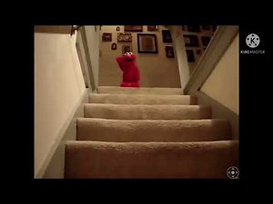 Elmo falls down stairs but is speed