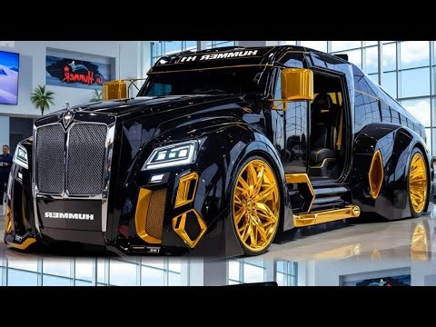 2026 Custom Hummer H2 | Extreme Modified Black & Gold H2 | Ultimate Luxury Wide Body SUV