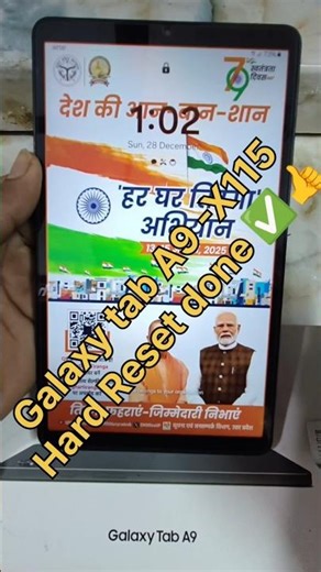 Galaxy tab A9 Hard Reset #factoryreset #hardreset